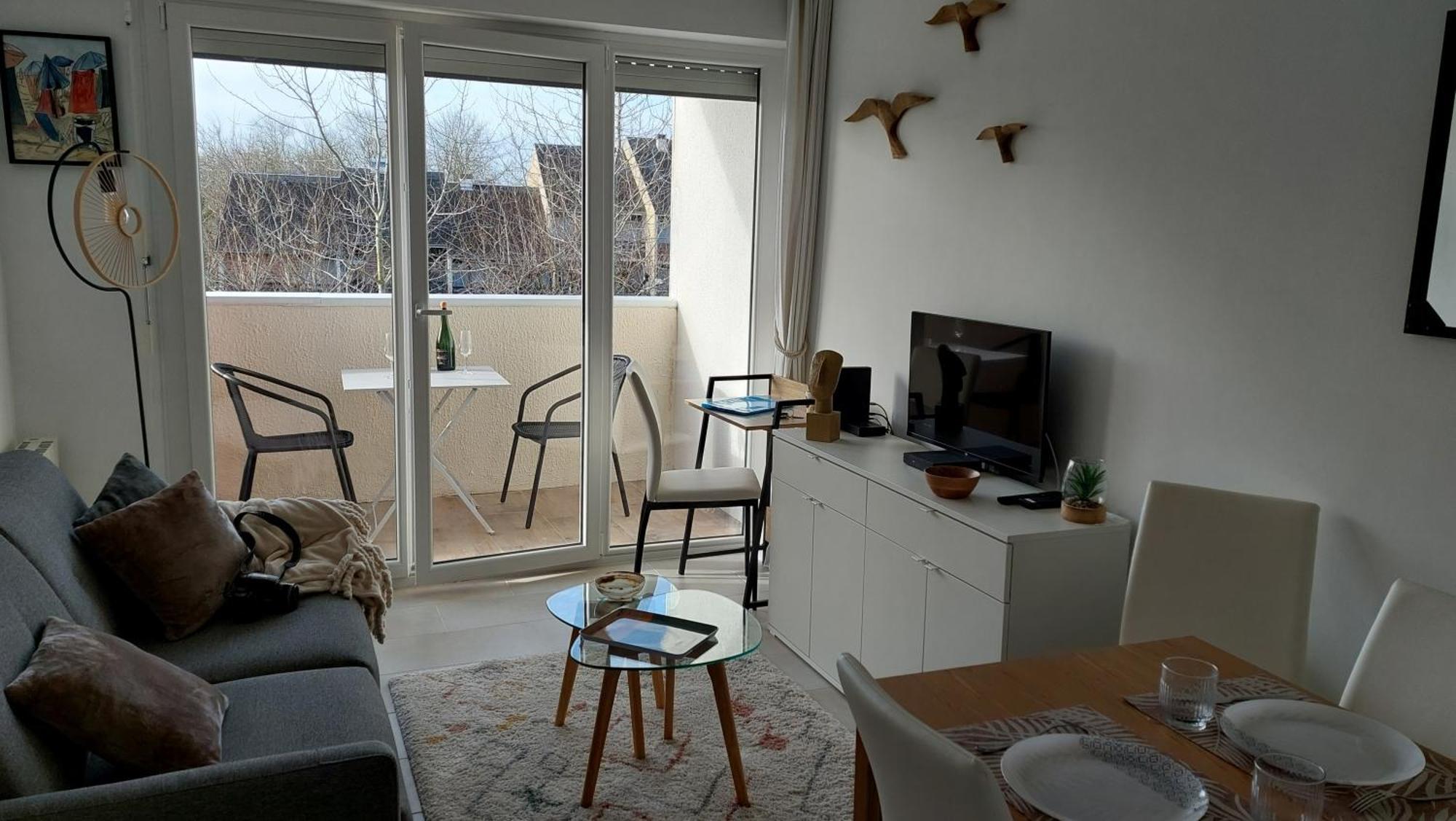Апартаменты Les 3 Mouettes A Cabourg - Cote Normande Экстерьер фото